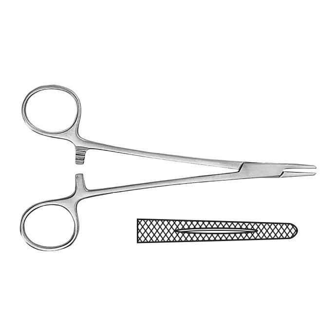 MAYO-HEGAR Голкотримач; прямий; із зубчиками; бранші з пазом; вузький; 18,0см. Tontarra Medizintechnik GmbH